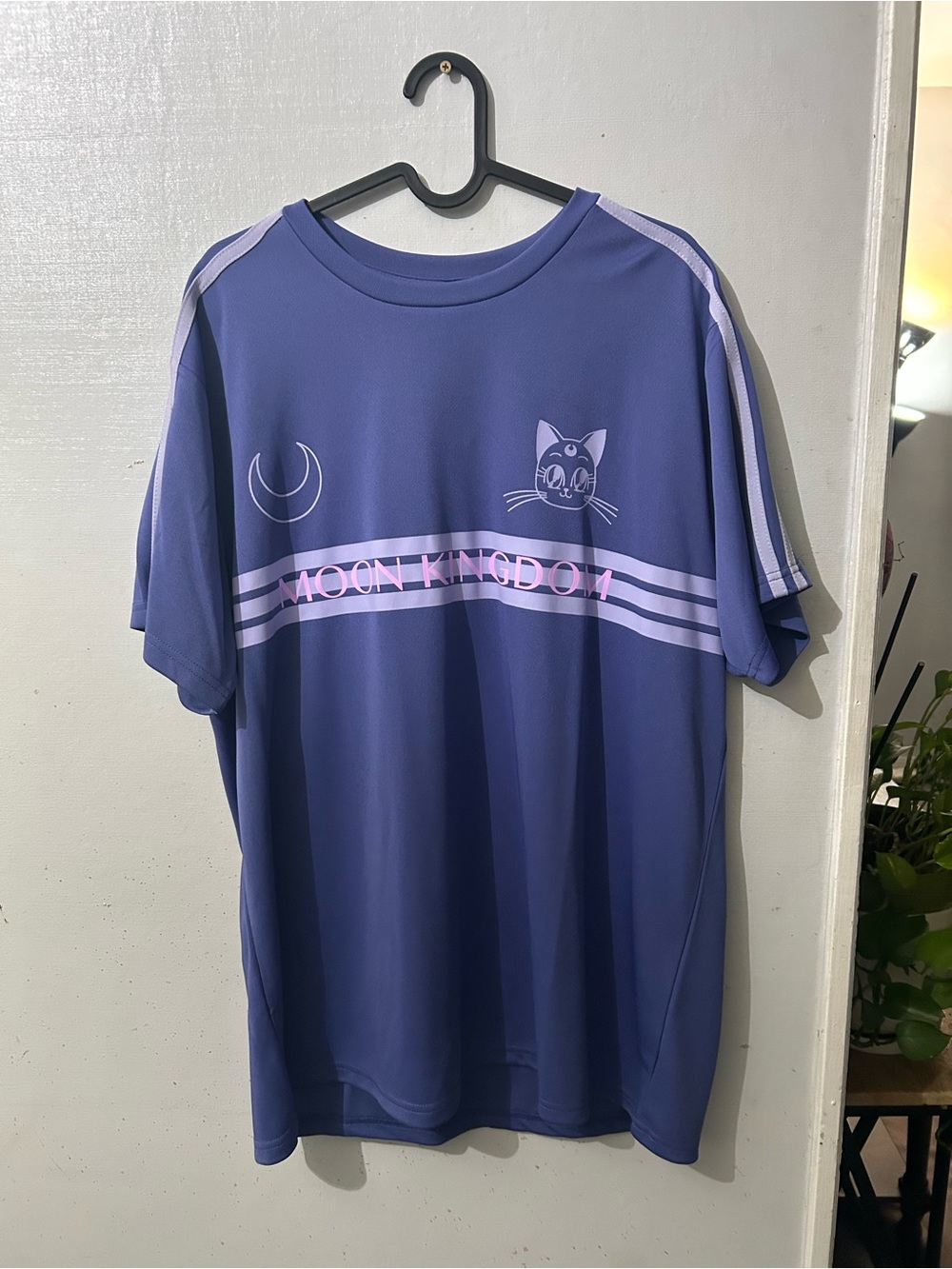 Purple Moon Graphic Short-Sleeve Tee - Men